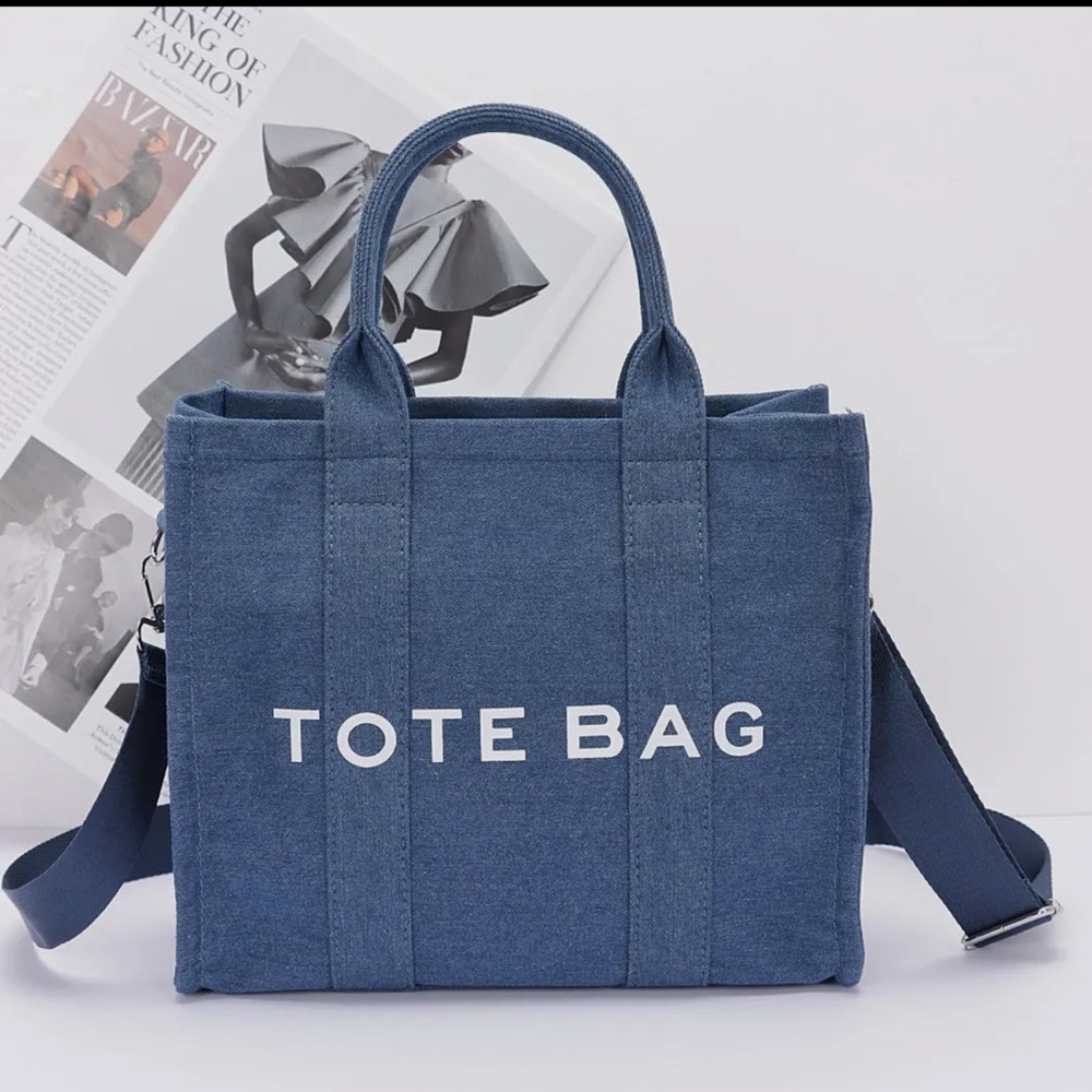 Blue Tote Bag